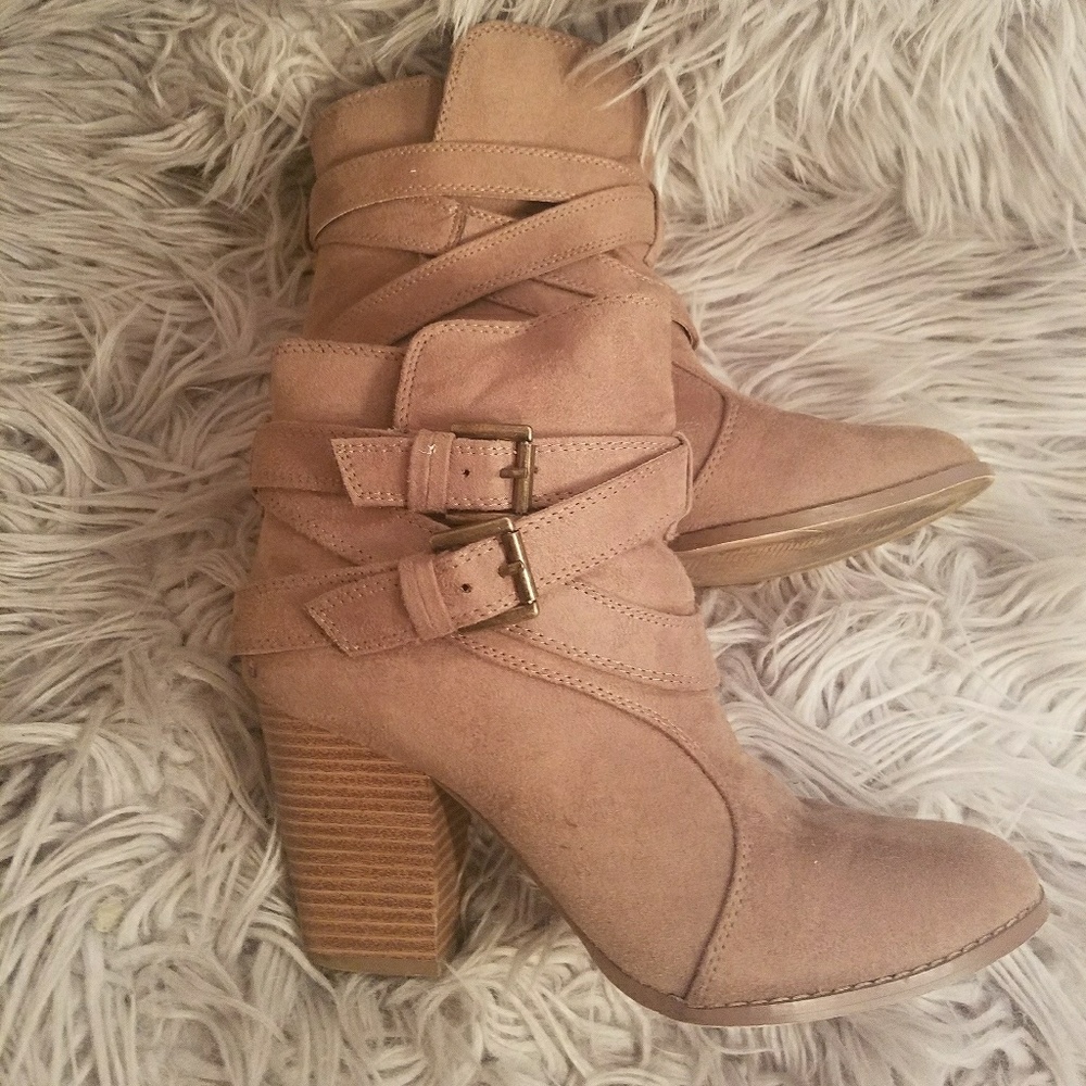 Womens heel booties